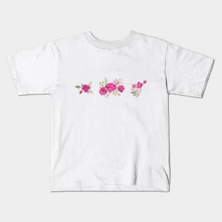 Pink roses bouquets Kids T-Shirt